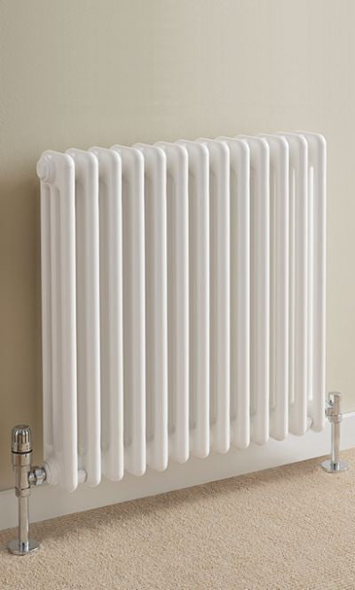 Traderad Premium White 2 Or 3 Column Horizontal Radiators