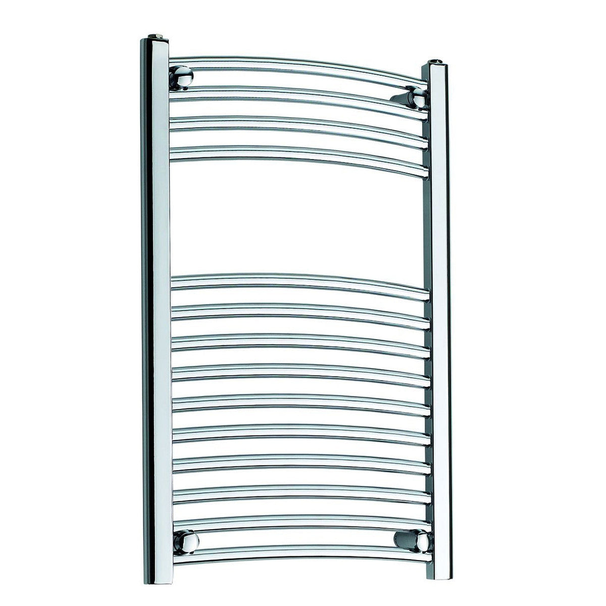 Kartell K-Rail Steel 25Mm Chrome Curved Heated Towel Rails