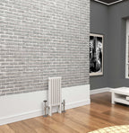 Traderad Premium White Horizontal 2/3/4 Column Radiator
