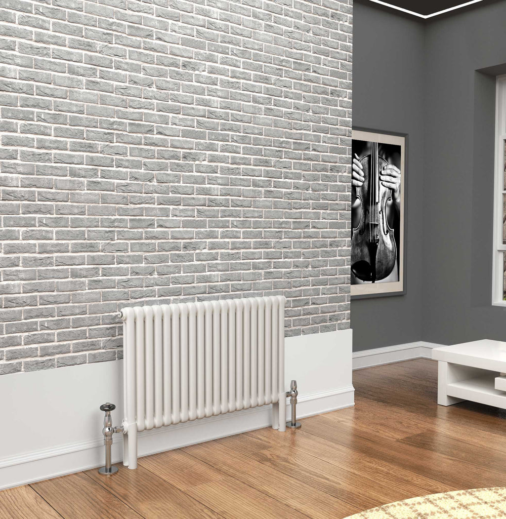 Traderad Premium White Horizontal 2/3/4 Column Radiator