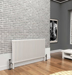 Traderad Premium White 2 Or 3 Column Horizontal Radiators