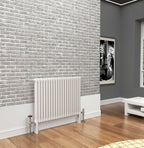 Traderad Premium White 2 Or 3 Column Horizontal Radiators
