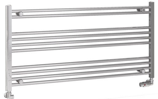 Eastbrook Wendover Straight Multirail Chrome Heated Towel Rails