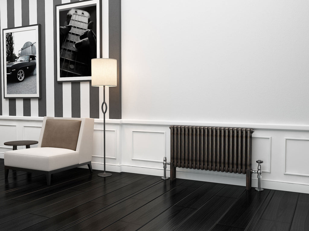 Traderad Premium Raw Metal Lacquer Horizontal Column Radiators