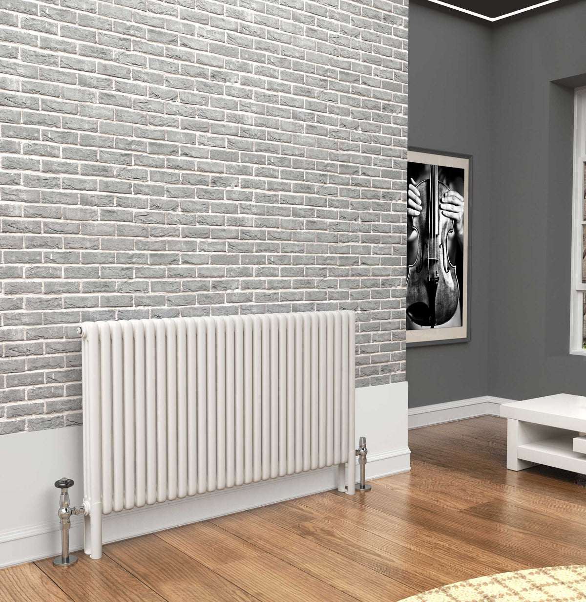 Eastgate Lazarus White Horizontal 2/3/4 Column Radiators
