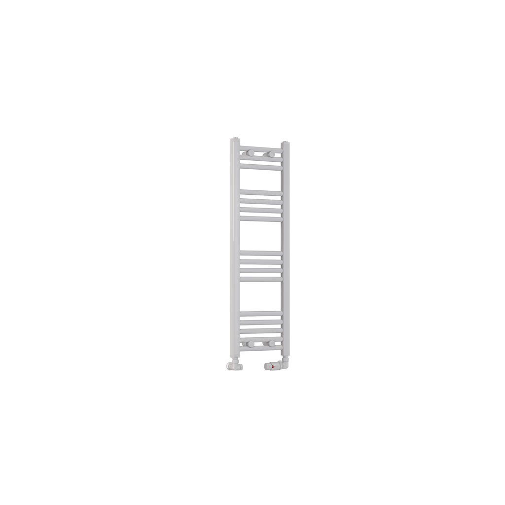 Eastbrook Wendover Straight Gloss White Heated Towel Rail - tall sizes