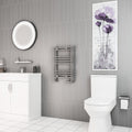 Eastbrook Biava Tube on Tube Steel Chrome Heated Towel Rails