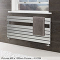 Eastbrook Staverton Tube on Tube Steel White Heated Towel Rails