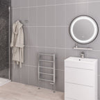 Eastbrook Tuscan Steel Straight Chrome Multi Heated Towel Rails