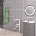 Eastbrook Tuscan Steel Straight White Multi Heated Towel Rails