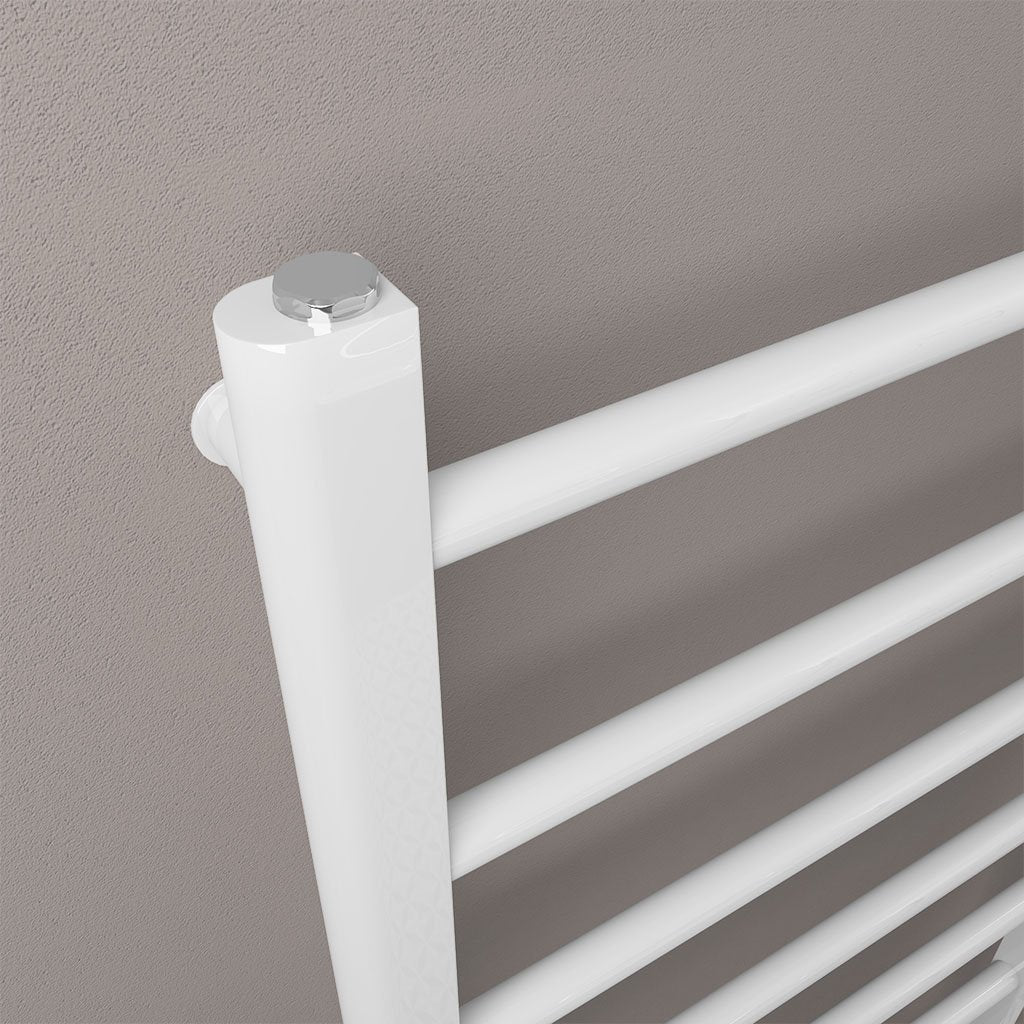 Eastbrook Tuscan Steel Straight White Multi Heated Towel Rails