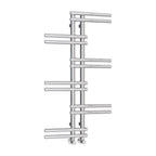 Eastbrook Pesaro Steel Chrome Designer Heated Towel Rail 1005Mm H X 550Mm W - Central Heating