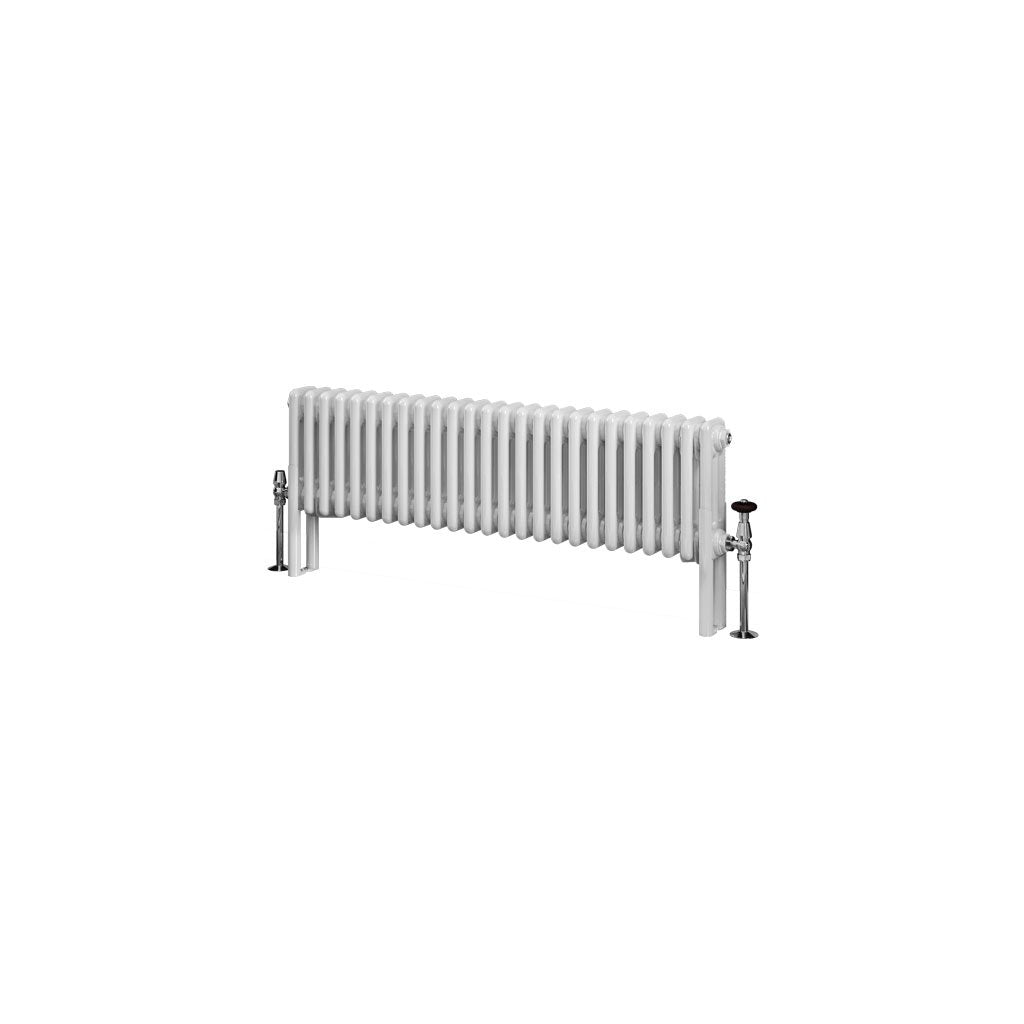 Eastbrook Imperia Column Gloss White Horizontal Designer Radiator