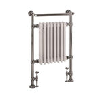 Eastbrook Isbourne Chrome Traditional Heated Towel Rail 940Mm H X 600Mm W - Central Heating