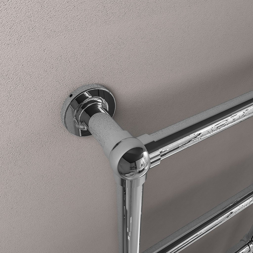 Eastbrook Windrush Steel Chrome Traditional Heated Towel Rails