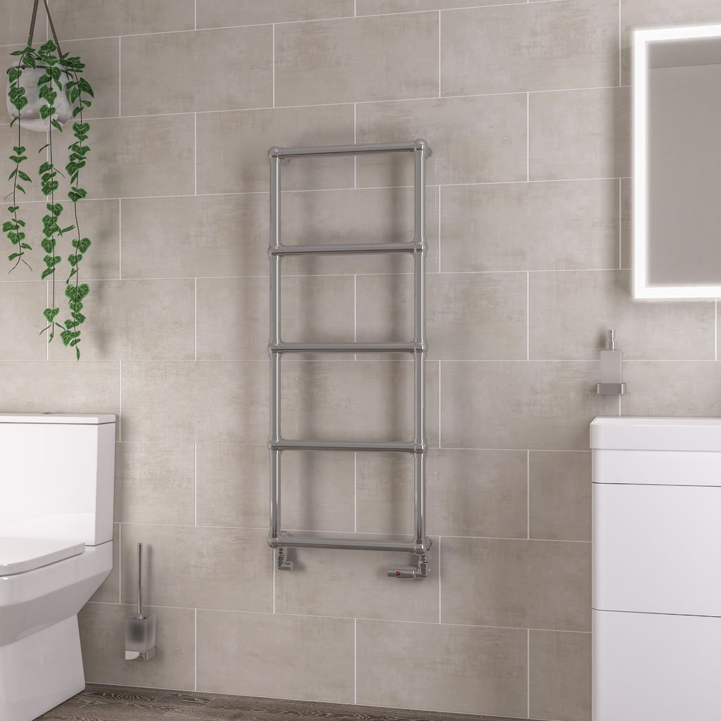 Eastbrook Stour Traditional Heated Towel Rails Chrome