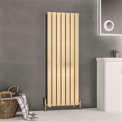 Eastbrook Warrington 1500 x 528 Radiator Type10 Brushed Brass