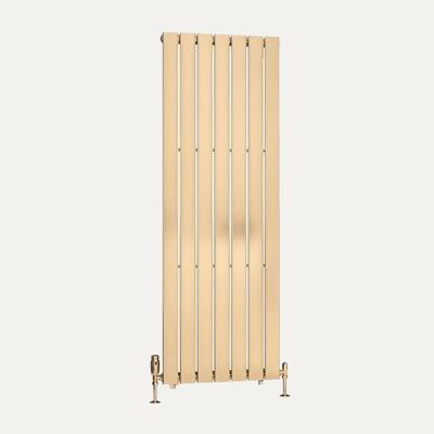Eastbrook Warrington 1500 x 528 Radiator Type10 Brushed Brass (view 2)