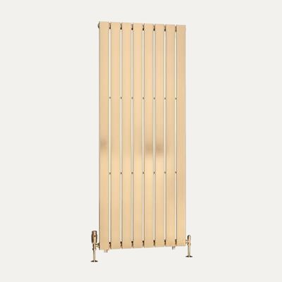 Eastbrook Warrington 1500 x 604 Radiator Type10 Brushed Brass (view 2)