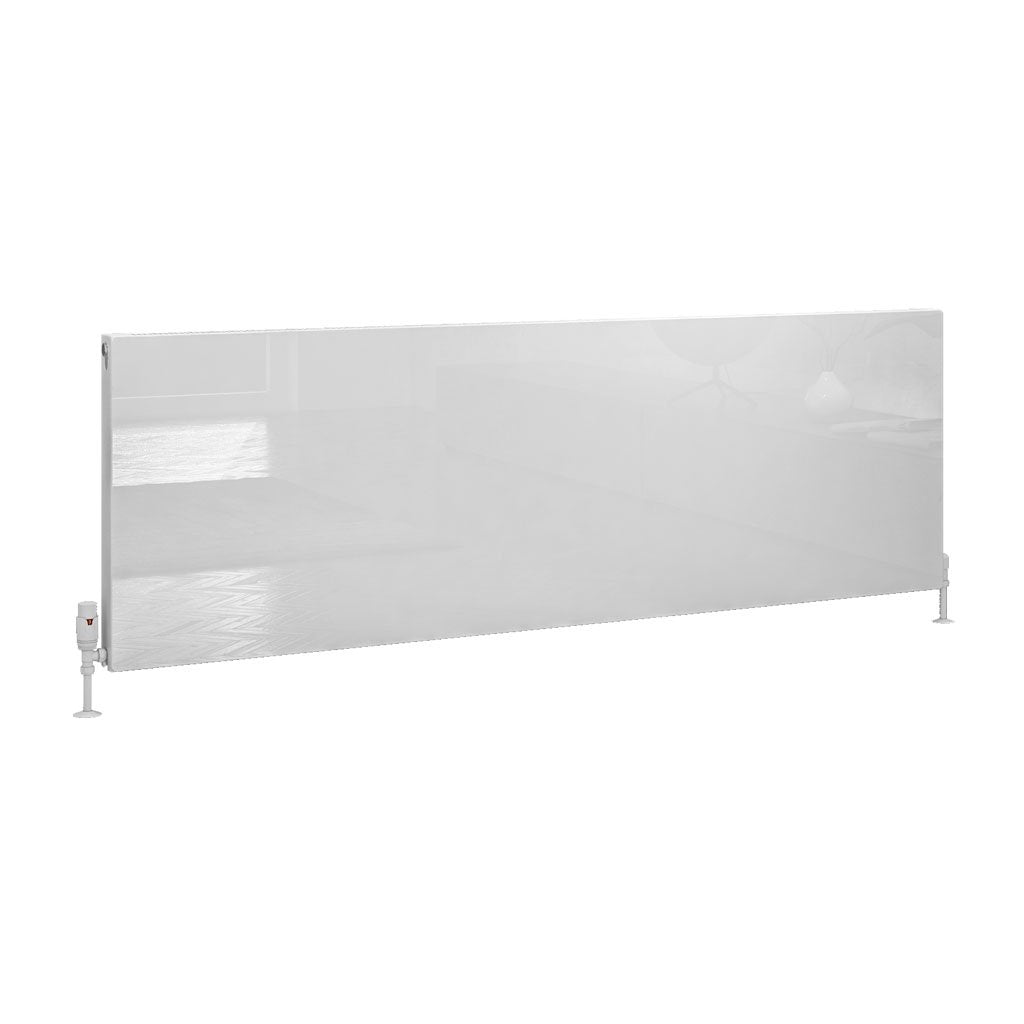 Eastbrook Type 11 Gloss White Flat Panel Horizontal Radiators - Central Heating
