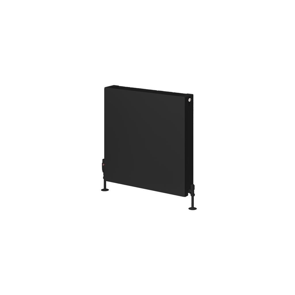 Eastbrook Type 22 Matt Black Flat Panel Horizontal Radiators - Central Heating