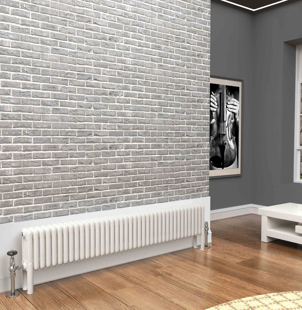 Traderad Premium White Horizontal 2/3 Column Radiators
