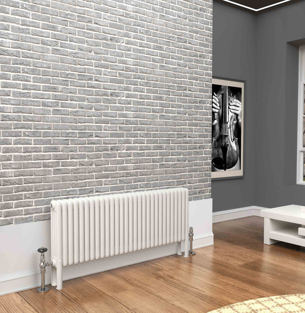 Eastgate Lazarus White Horizontal Column Radiators