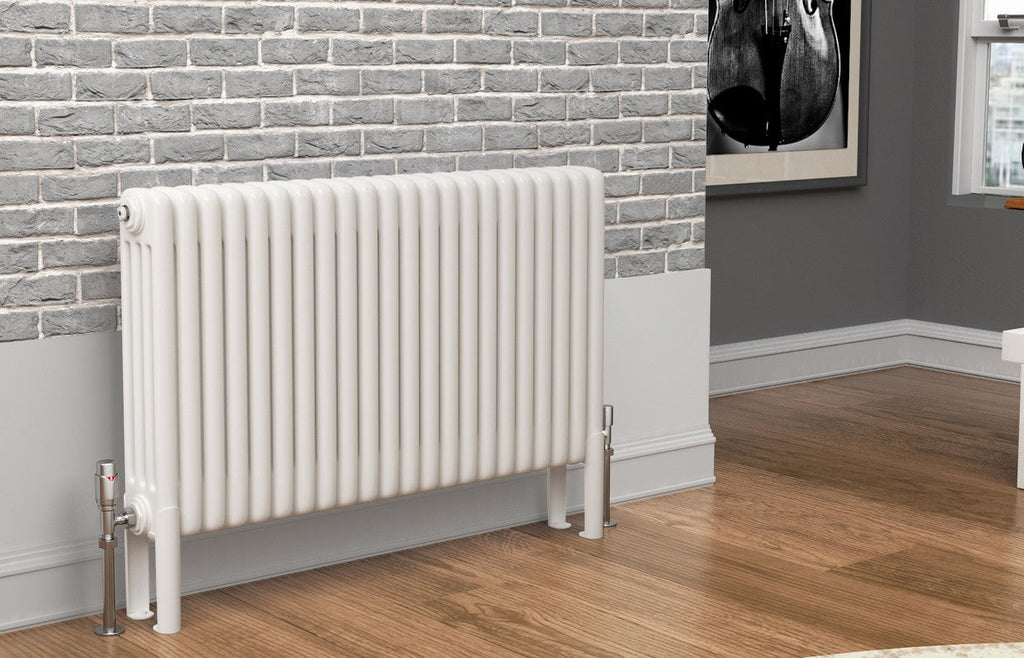 Traderad Premium White Horizontal 2/3/4 Column Radiator