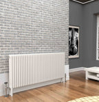 Traderad Premium White 4 Column Horizontal Radiators