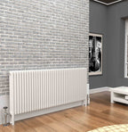 Traderad Premium White 4 Column Horizontal Radiators