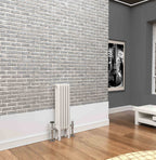 Traderad Premium White 4 Column Horizontal Radiators