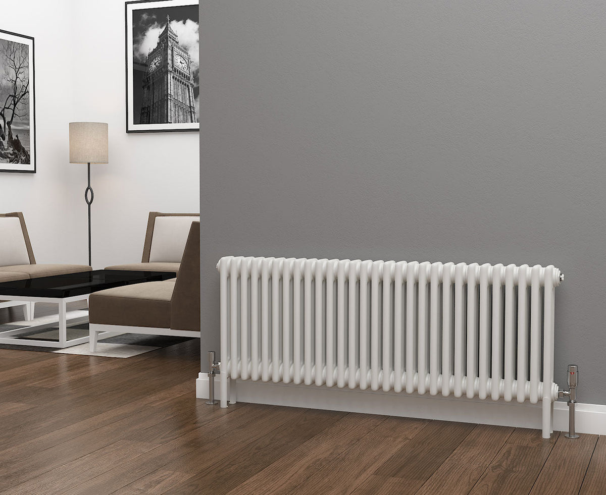 Eastgate Lazarus White Horizontal Column Radiators