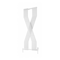 Reina Coredo Steel White Vertical Designer Radiator - Central Heating