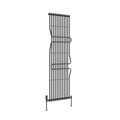 Reina Aletta Steel Vertical Anthracite Designer Heated Towel Rail Radiator Radiator - Central Heating