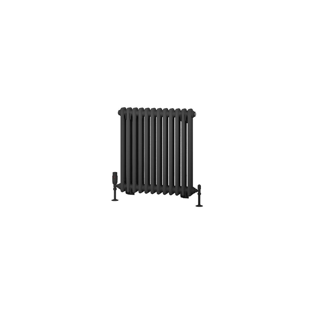 Eastbrook Rivassa Matt Anthracite Horizontal Traditional Column Radiators
