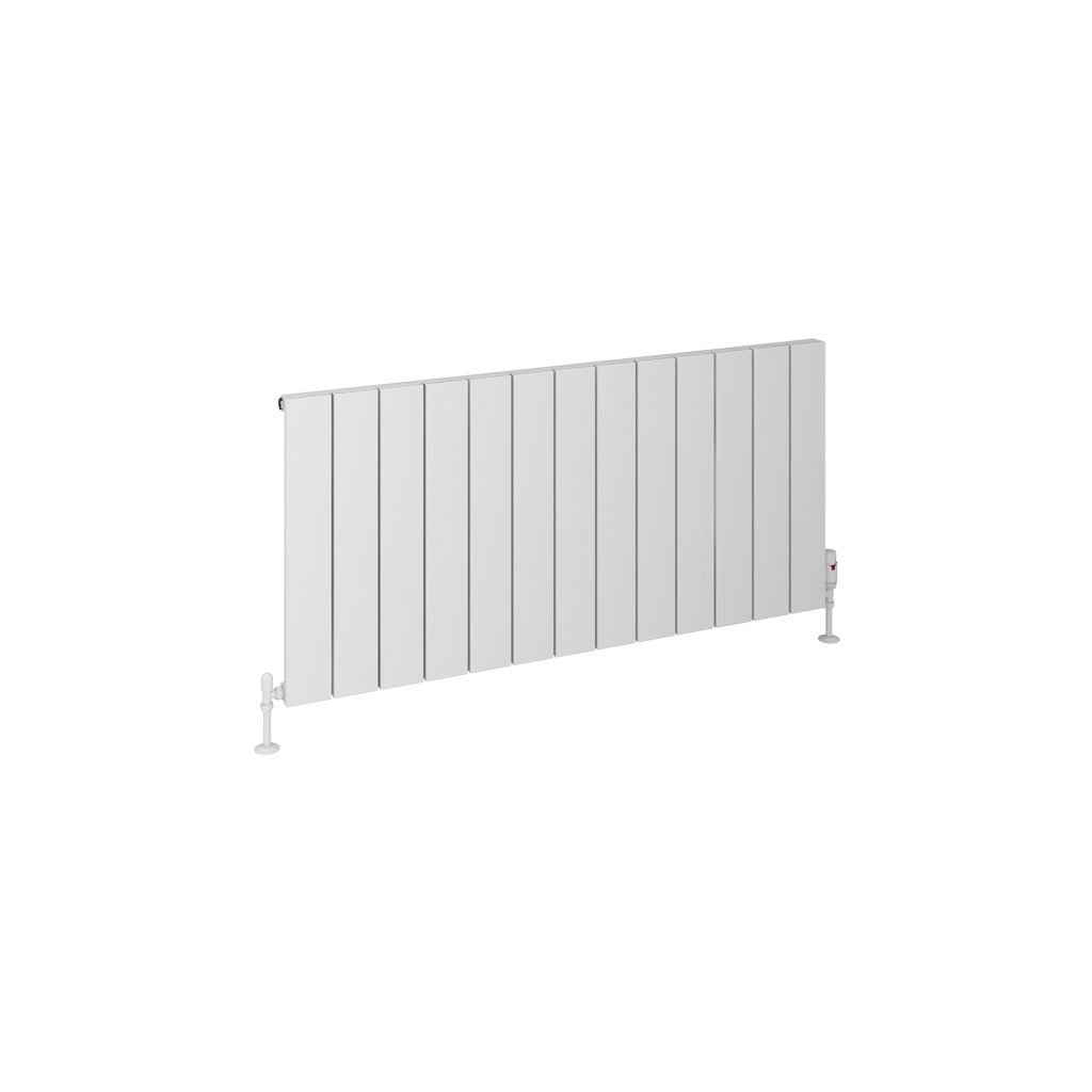 Eastbrook Rosano Matt White Horizontal Aluminium Radiators