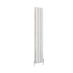 Eastbrook Guardia Matt White Vertical Aluminium Radiators - Central Heating