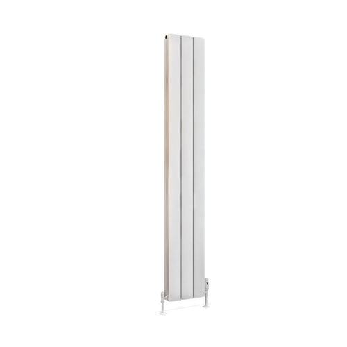 Eastbrook Guardia Matt White Vertical Aluminium Radiators - Central Heating