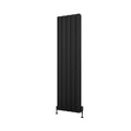 Eastbrook Guardia Matt Black Vertical Aluminium Radiators - Central Heating