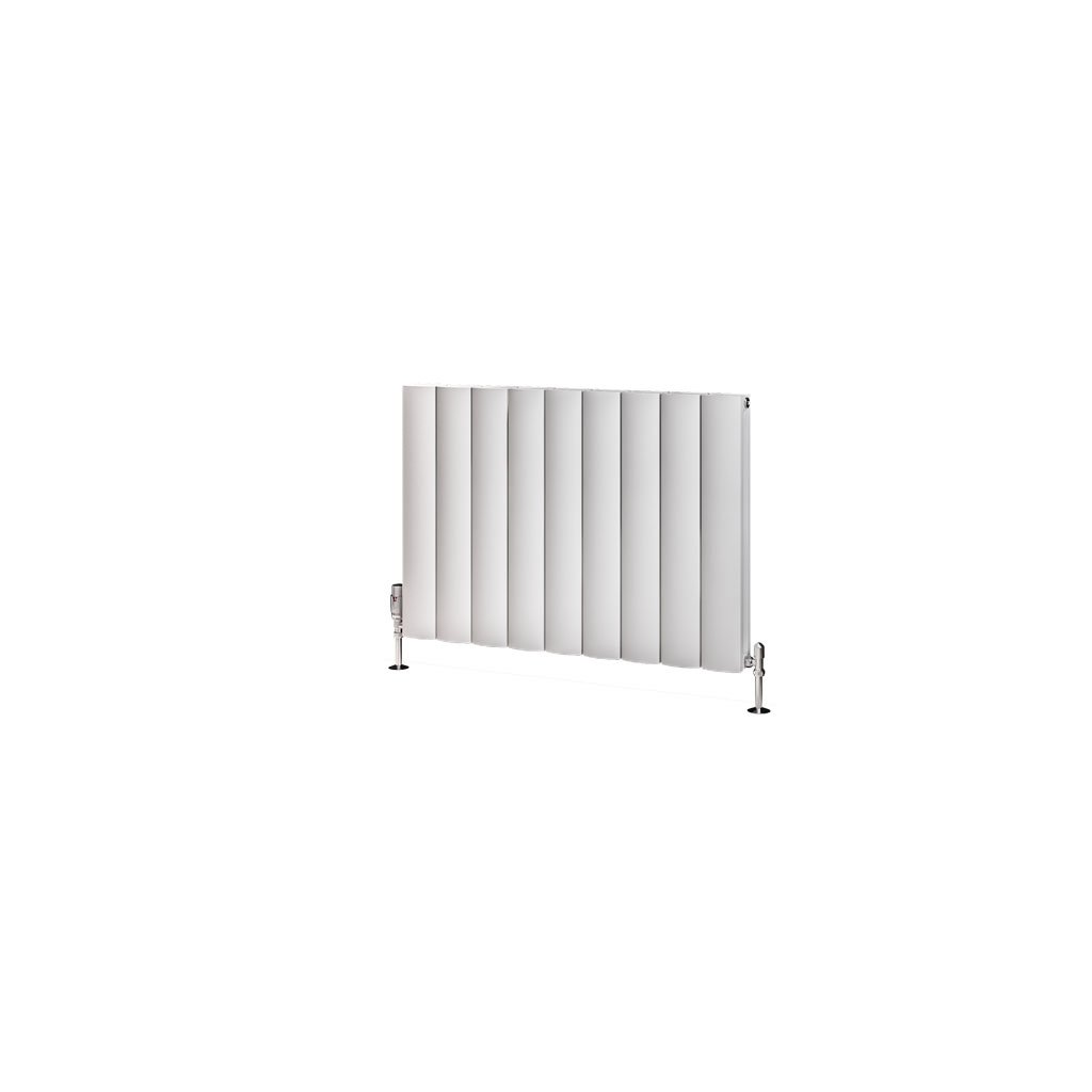 Eastbrook Guardia Matt White Horizontal Aluminium Radiators - Central Heating