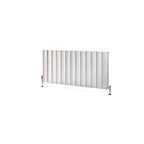 Eastbrook Guardia Matt White Horizontal Aluminium Radiators - Central Heating