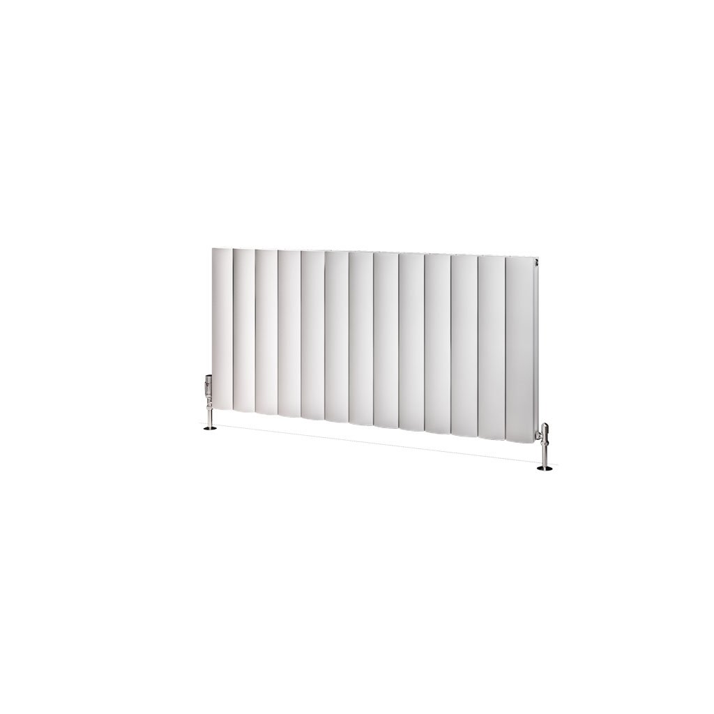 Eastbrook Guardia Matt White Horizontal Aluminium Radiators - Central Heating
