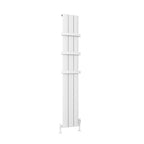 Eastbrook Peretti Matt White Vertical Aluminium Radiators