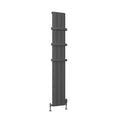 Eastbrook Peretti Matt Anthracite Vertical Aluminium Radiators
