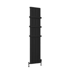 Eastbrook Peretti Matt Black Vertical Aluminium Radiators