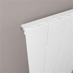 Eastbrook Peretti Matt White Vertical Aluminium Radiators