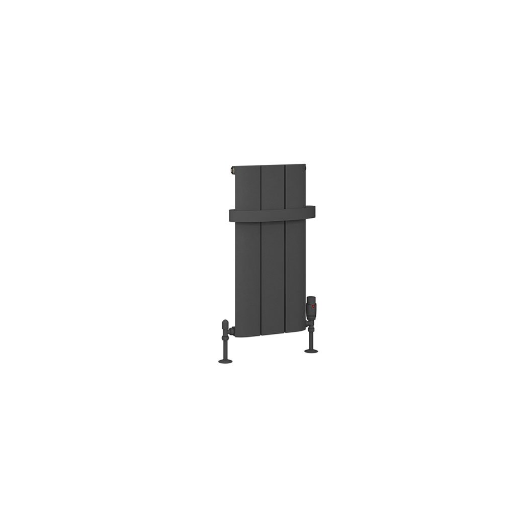 Eastbrook Peretti Matt Anthracite Horizontal Aluminium Radiators