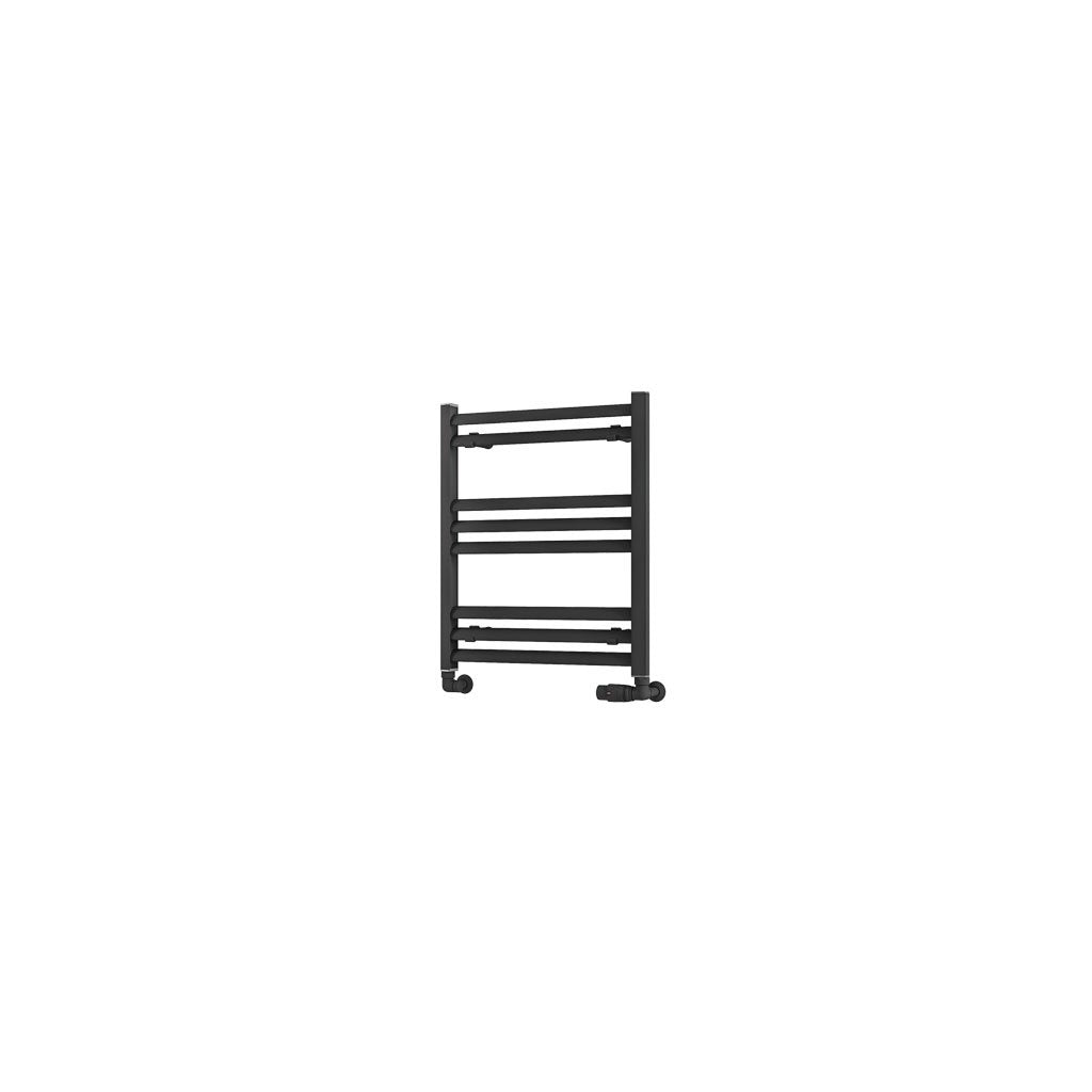 Eastbrook Velor Matt Anthracite Straight Aluminium Heated Towel Rails