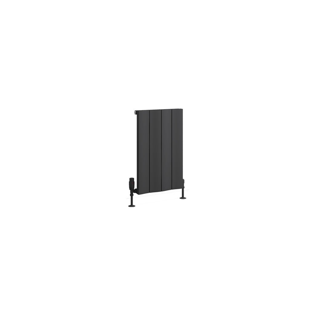 Eastbrook Fairford Matt Anthracite Horizontal Aluminium Radiators - Central Heating