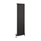 Eastbrook Burford Matt Anthracite Vertical Aluminium Radiators - Central Heating